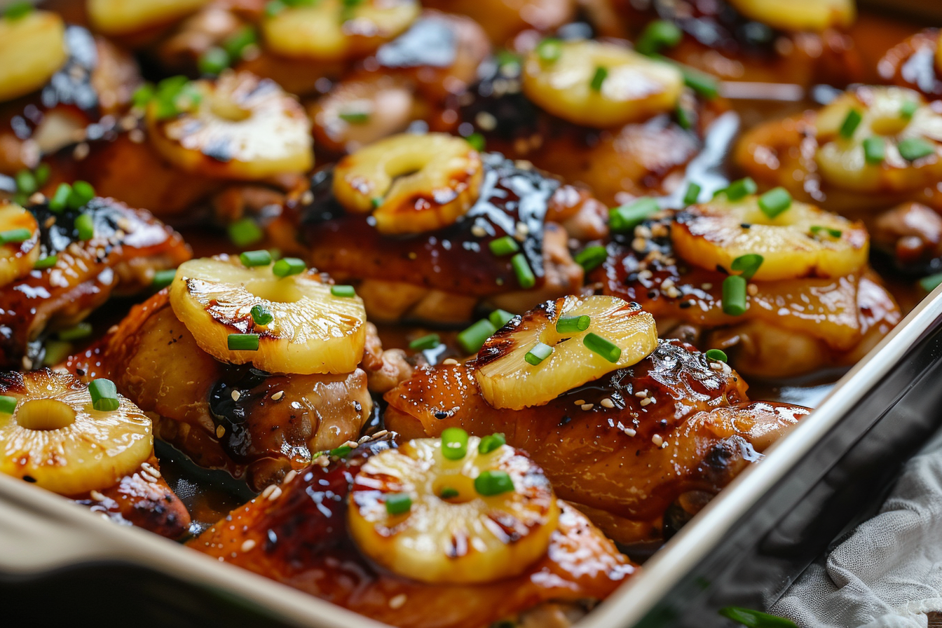 Elevate Your Dinner Game with Pineapple Ginger Glazed Chicken Thighs ...