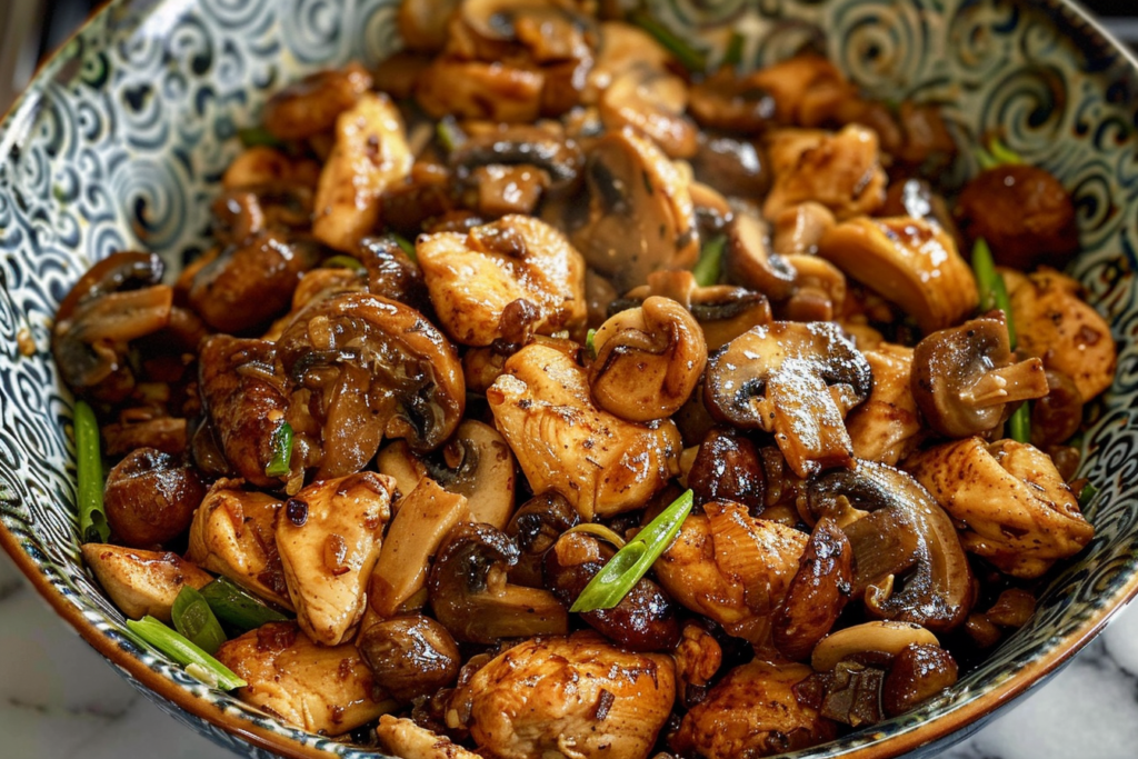 Chicken and Mushroom Stir-Fry - MiaRecipes